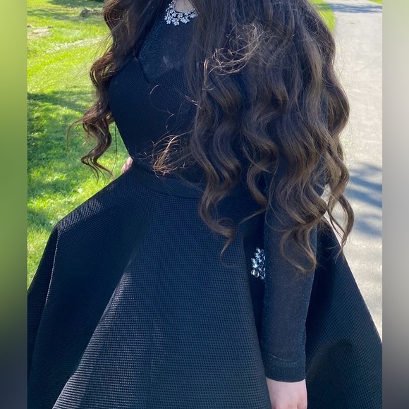 Black Prom Dress, Size 12. - Picture 4 of 4